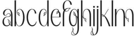 Redivola Regular otf (400) Font LOWERCASE