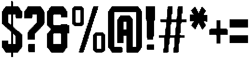 Redline Condensed otf (400) Font OTHER CHARS