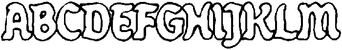Redlodge Serif Outline otf (400) Font UPPERCASE
