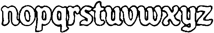 Redlodge Serif Outline otf (400) Font LOWERCASE