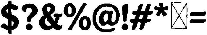 Redlodge Serif Regular otf (400) Font OTHER CHARS