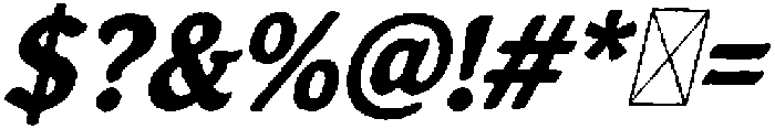 Redlodge Serif Slanted otf (400) Font OTHER CHARS