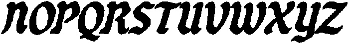 Redlodge Serif Slanted otf (400) Font UPPERCASE