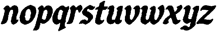 Redlodge Serif Slanted otf (400) Font LOWERCASE