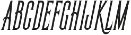 Redmond Italic otf (400) Font LOWERCASE