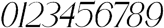 Redorst Italic otf (400) Font OTHER CHARS