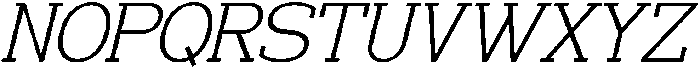 Redorus Italic otf (400) Font UPPERCASE
