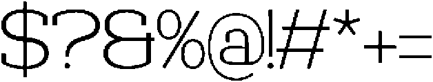 Redorus otf (400) Font OTHER CHARS