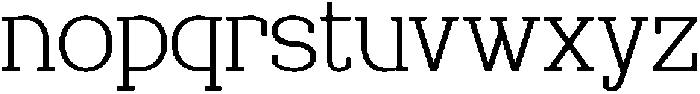Redorus otf (400) Font LOWERCASE
