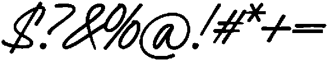 RedrunScript otf (400) Font OTHER CHARS