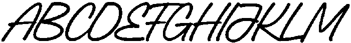 RedrunScript otf (400) Font UPPERCASE