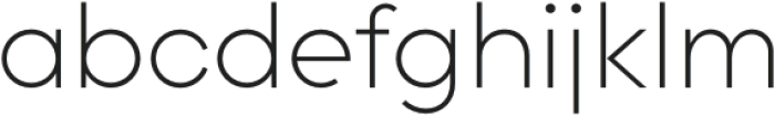 Redtone Extra Light otf (200) Font LOWERCASE