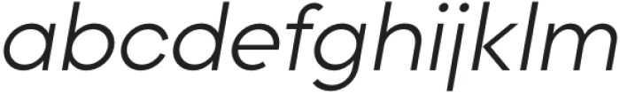 Redtone Light Italic otf (300) Font LOWERCASE