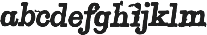 Redwater Banker Italic otf (400) Font LOWERCASE