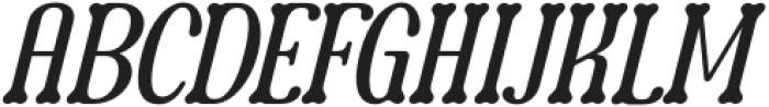 Refagon Italic otf (400) Font UPPERCASE