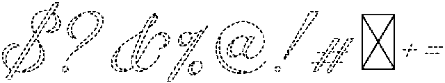 Refined Stitch Regular ttf (400) Font OTHER CHARS