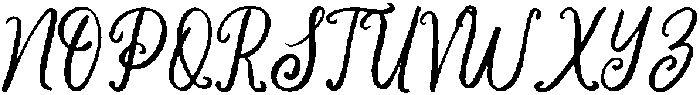 Refined Strokes otf (400) Font UPPERCASE