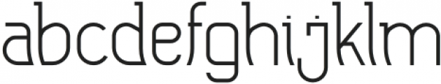 Refinu Light otf (300) Font LOWERCASE