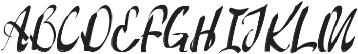 Reflecting Lightning Regular otf (300) Font UPPERCASE