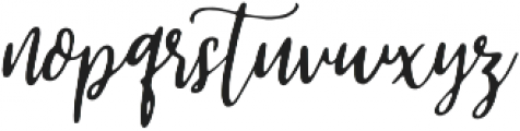 Reflection Oblique otf (400) Font LOWERCASE