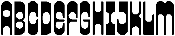 Reflune Bold otf (700) Font UPPERCASE