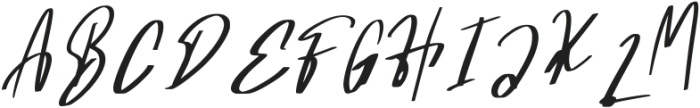 Reforia Signature Regular otf (400) Font UPPERCASE