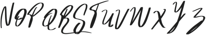 Reforia Signature Regular otf (400) Font UPPERCASE