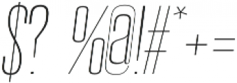 Reformer-Serif Light Italic otf (300) Font OTHER CHARS
