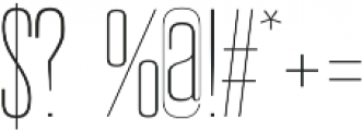 Reformer-Serif Light otf (300) Font OTHER CHARS