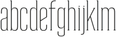 Reformer-Serif Light otf (300) Font LOWERCASE