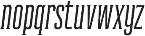 Reformer-Serif Semi Bold Italic otf (600) Font LOWERCASE