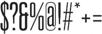 Reformer-Serif Semi Bold otf (600) Font OTHER CHARS