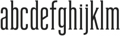 Reformer-Serif Semi Bold otf (600) Font LOWERCASE