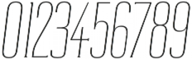 Reformer-Serif Thin Italic otf (100) Font OTHER CHARS