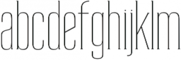 Reformer-Serif Thin otf (100) Font LOWERCASE