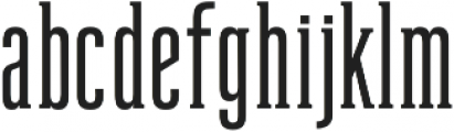 Reformer-Serif otf (700) Font LOWERCASE