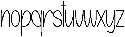 Refresh Regular otf (400) Font LOWERCASE