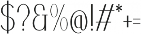 Reftograph-Regular otf (400) Font OTHER CHARS