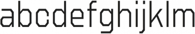 Refuel Condensed ExtraLight otf (200) Font LOWERCASE