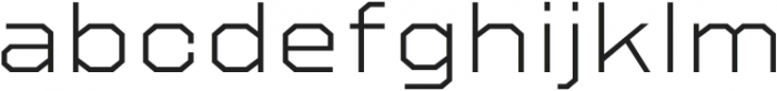 Refuel Expanded ExtraLight otf (200) Font LOWERCASE