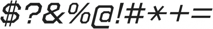 Refuel Expanded Regular Italic otf (400) Font OTHER CHARS