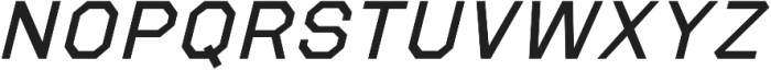 Refuel Expanded Regular Italic otf (400) Font UPPERCASE