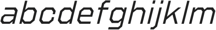 Refuel Light Italic otf (300) Font LOWERCASE