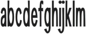 Refulha Regular otf (400) Font LOWERCASE