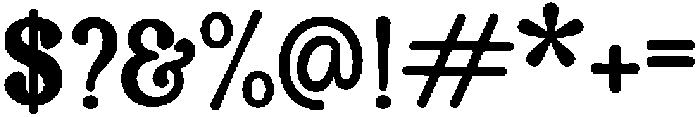 Refuse to Forget Regular otf (400) Font OTHER CHARS
