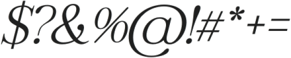 Regal Legacy Extra Light Italic otf (200) Font OTHER CHARS