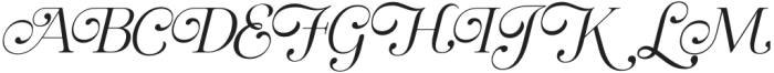 Regal Legacy Extra Light Italic otf (200) Font UPPERCASE