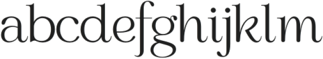 Regal Legacy Extra Light otf (200) Font LOWERCASE