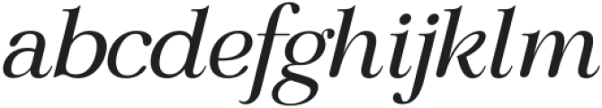 Regal Legacy Italic otf (400) Font LOWERCASE