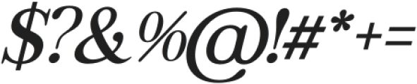 Regal Legacy Medium Italic otf (500) Font OTHER CHARS